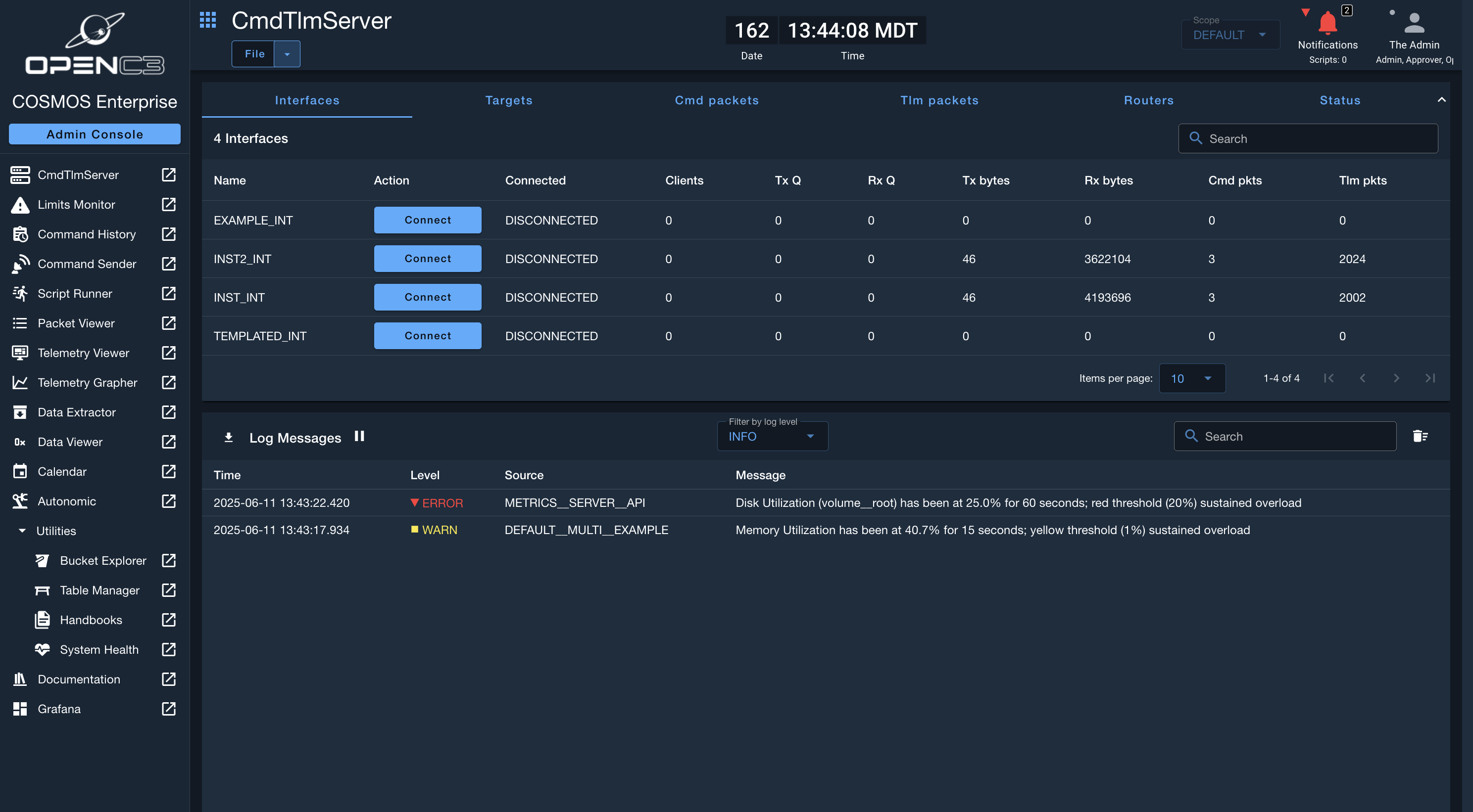 System Health Log Notifications