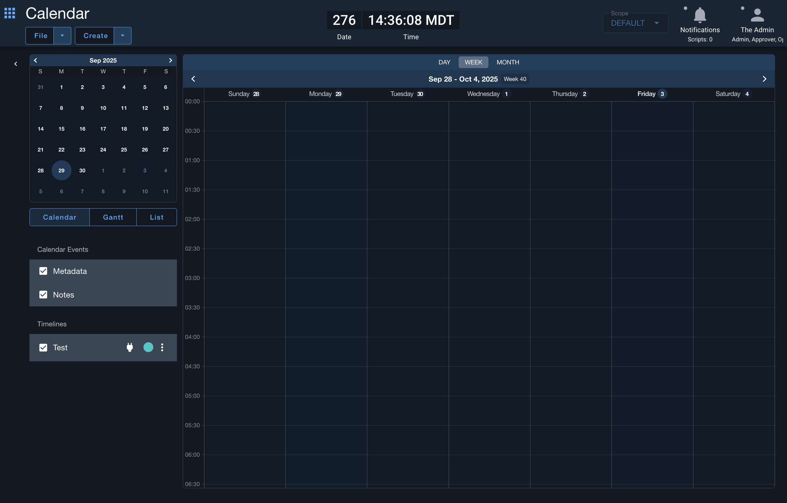 Calendar