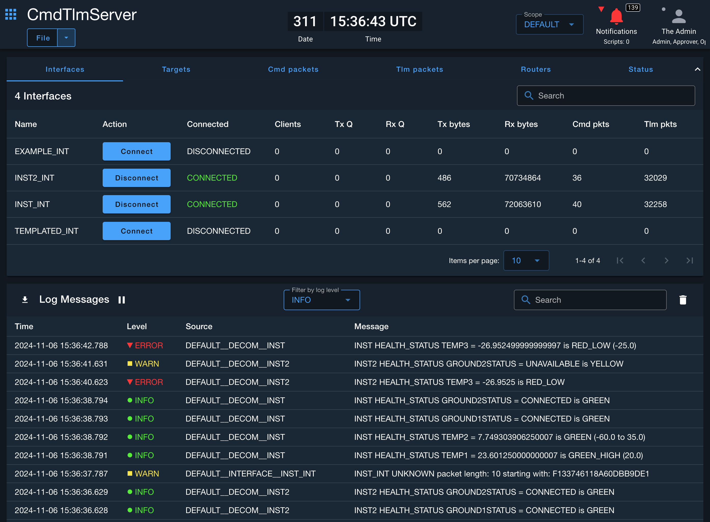 Cmd Tlm Server