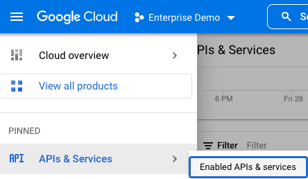 GCP Enable Services
