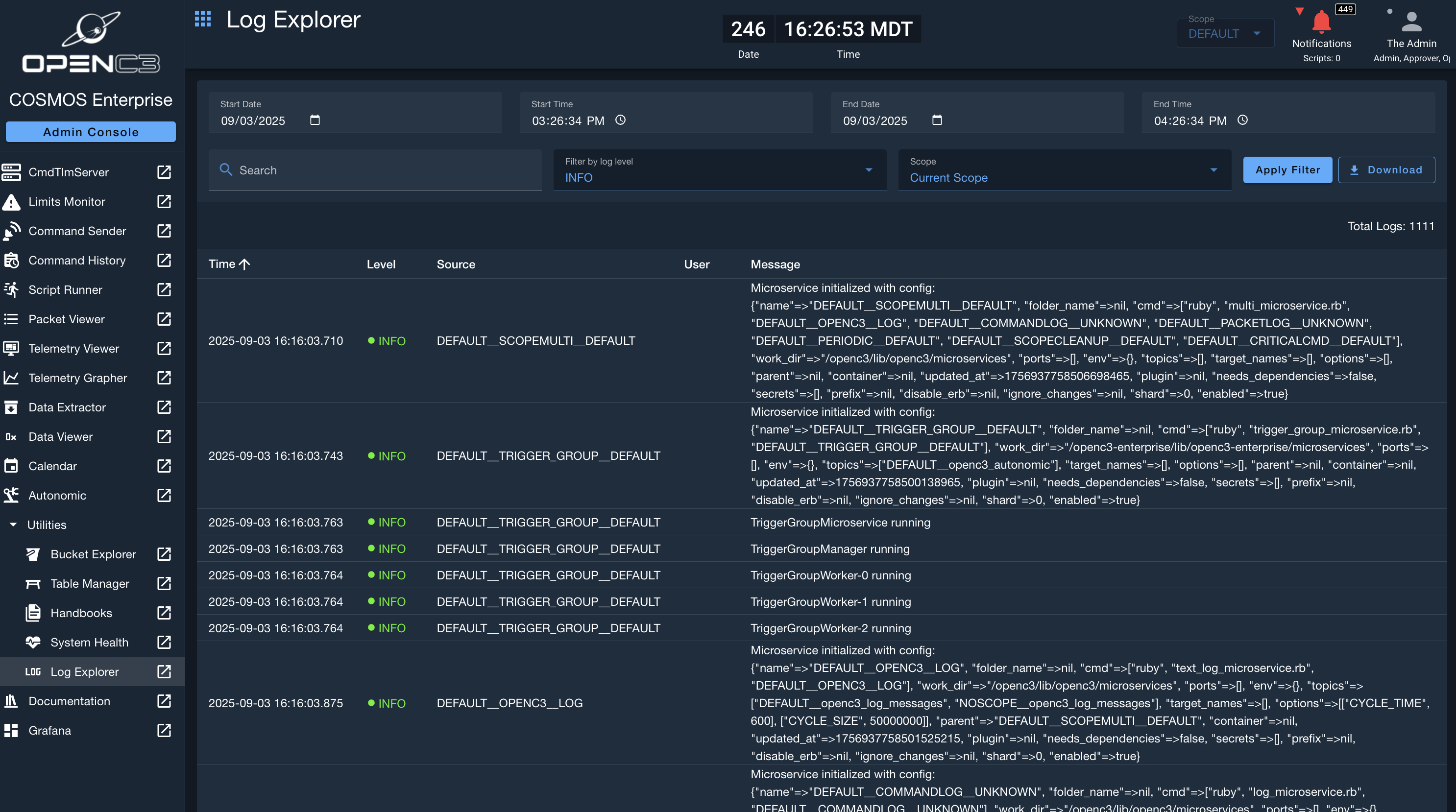 Log Explorer